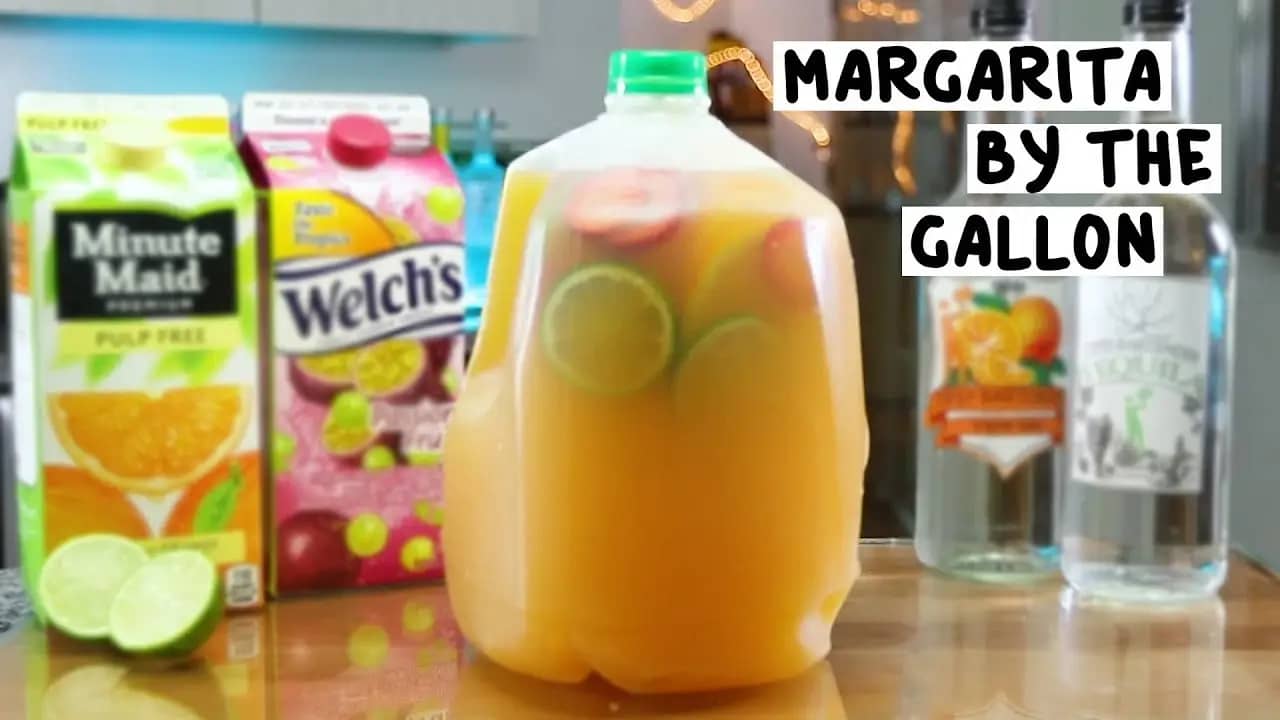 5 Gallons of Margaritas Recipe