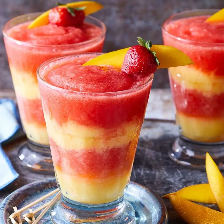 Frozen Strawberry Mango Margarita Recipe